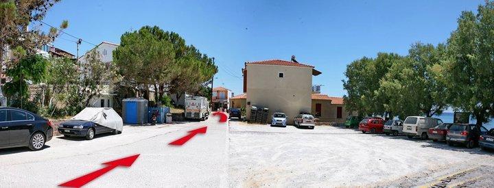 Pano Sto Kyma Studios Plomari Bagian luar foto