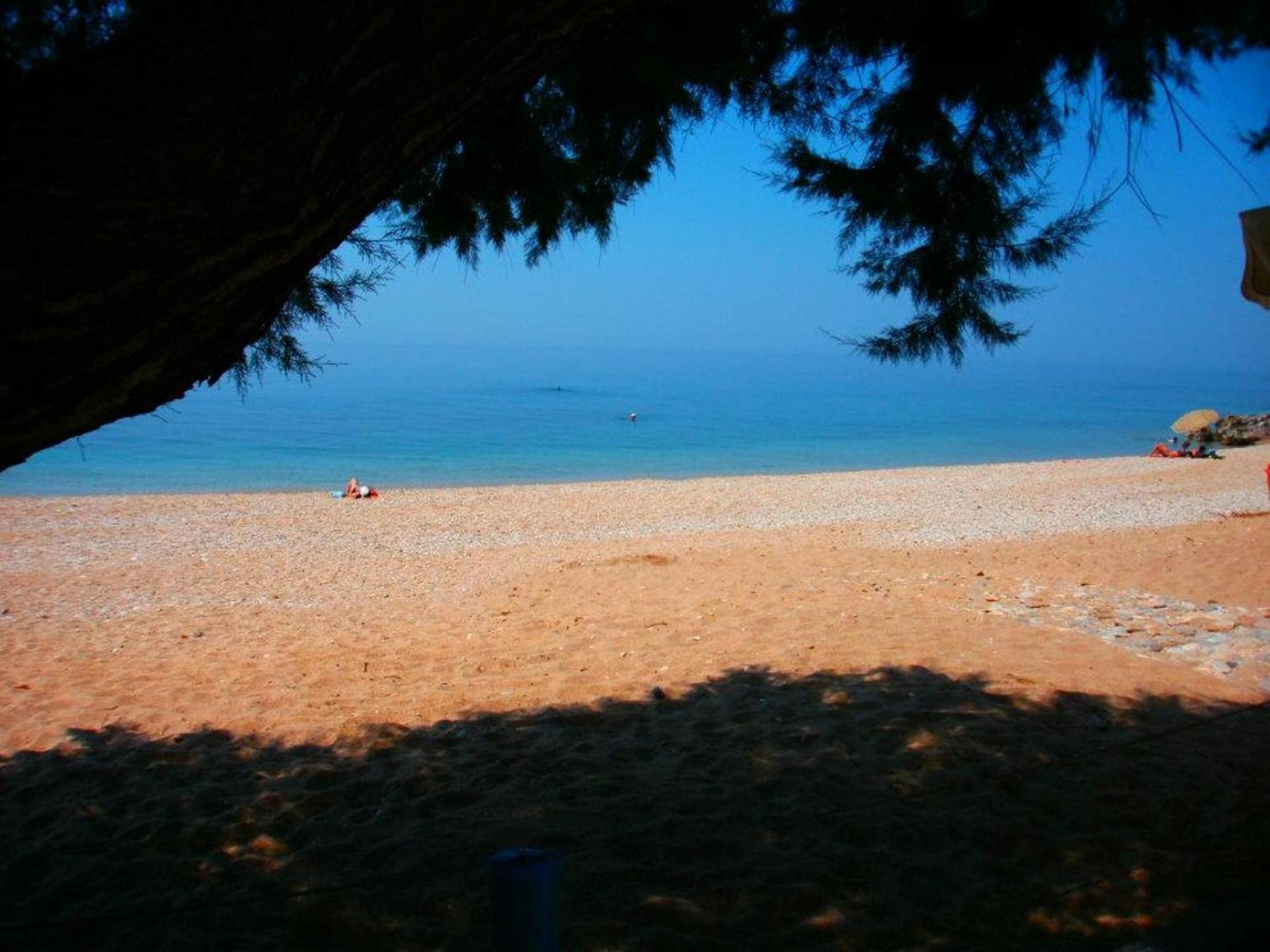 Pano Sto Kyma Studios Plomari Bagian luar foto