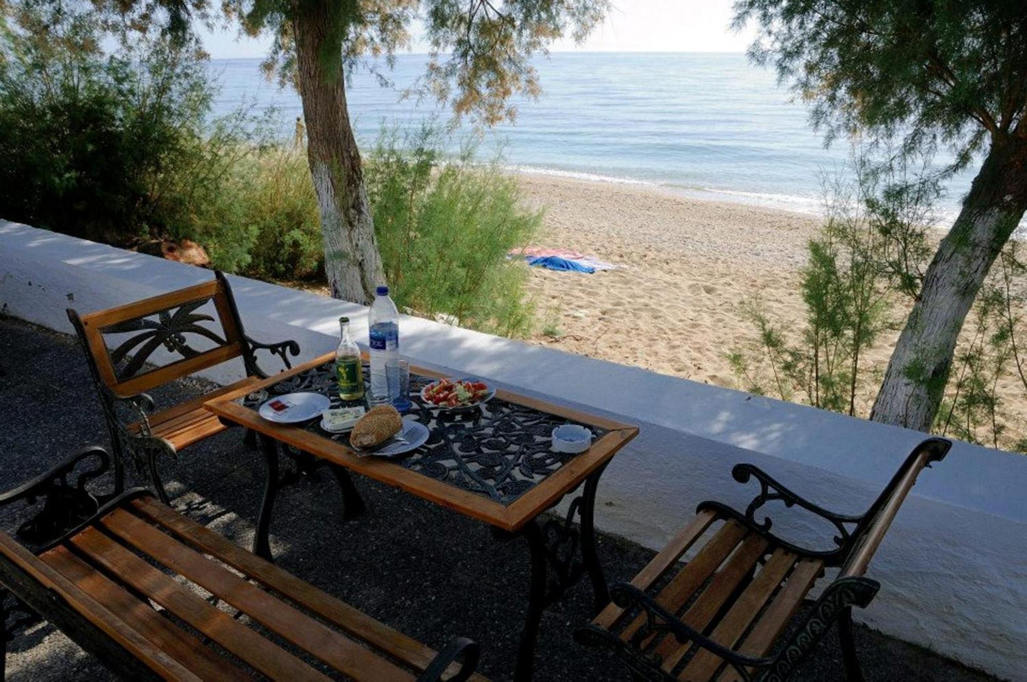 Pano Sto Kyma Studios Plomari Bagian luar foto